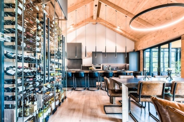 cave à vin murale design