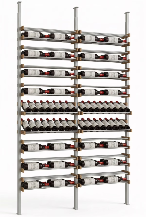 Découvrez l'agencement sur mesure de caves à vin, alliant design contemporain et fonctionnalité pour un rangement parfait de vos bouteilles.