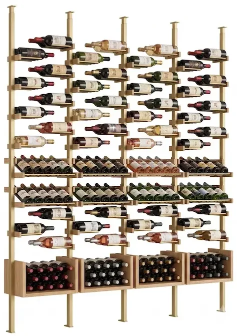 Découvrez l'agencement sur mesure de caves à vin, alliant design contemporain et fonctionnalité pour un rangement parfait de vos bouteilles.
