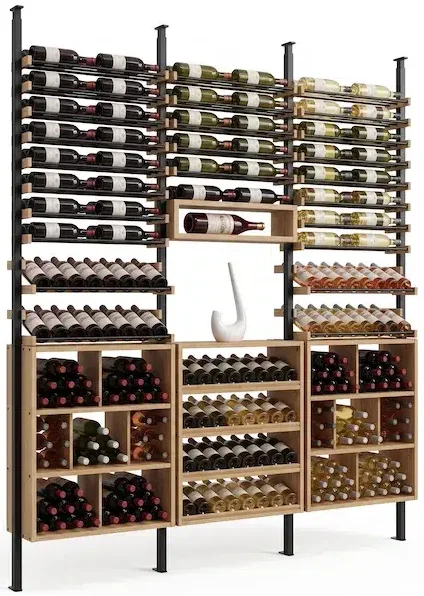 Découvrez l'agencement sur mesure de caves à vin, alliant design contemporain et fonctionnalité pour un rangement parfait de vos bouteilles.