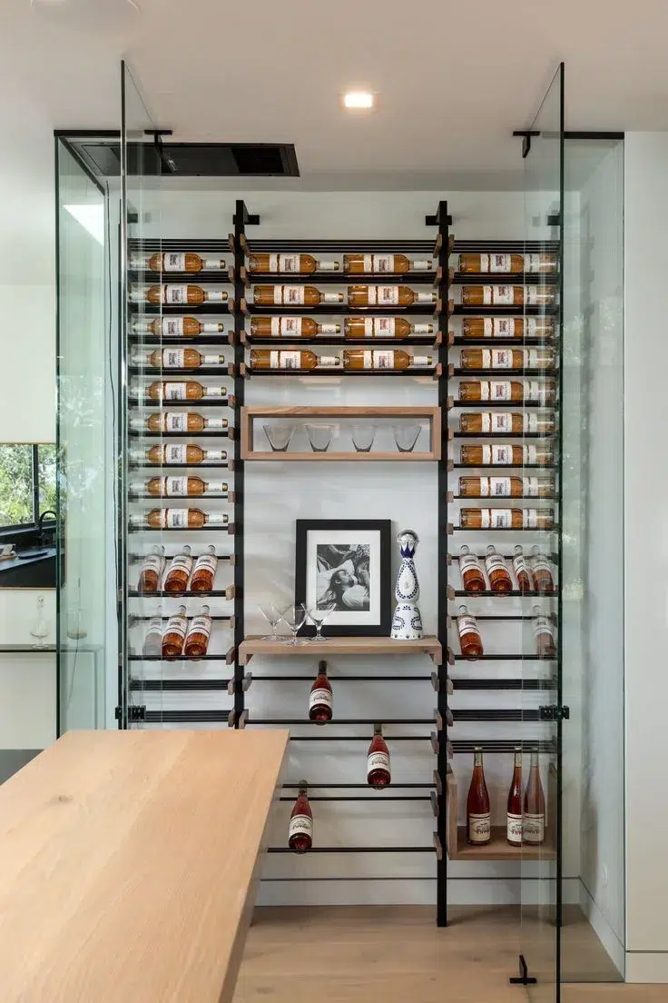 Glass Wine Cellar | Los Altos Hills, CA